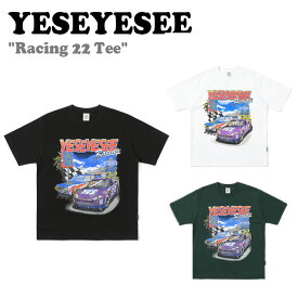 イェスアイシー Tシャツ YESEYESEE メンズ レディース Racing 22 Tee レーシング22 Tシャツ BLACK ブラック WHITE ホワイト DARK GREEN ダーク グリーン 半袖 YES747/YES748/YES749 ウェア