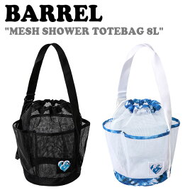 バレル PVCバッグ BARREL メンズ レディース MESH SHOWER TOTEBAG 8L メッシュ シャワー トートバッグ 8リットル ビーチバッグ 全2色 BI1USBG01LTD/BLK バッグ