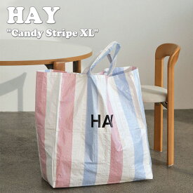 ヘイ トートバッグ HAY メンズ レディース Candy Stripe XL キャンディー ストライプXL Blue Red White ブルー レッド ホワイト 541437 バッグ
