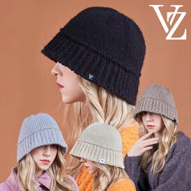 【IVE・Stray Kids着用】バザール バケットハット VARZAR 正規販売店 Monogram Label Wool Knit Bucket Hat モノグラム ラベル ウール ニット バケット ハット BLACK ブラック MOCHA モカ GRAY グレー BEIGE ベージュ varzar892/3/4/5 ACC