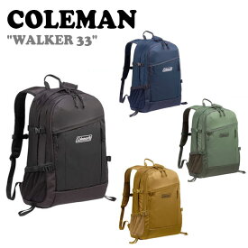 コールマン バックパック COLEMAN メンズ レディース WALKER 33 ウォーカー 33 BLACK ブラック NAVY ネイビー FOREST GREEN フォレスト グリーン COYOTE コヨーテ 2000038970/3/5/6 バッグ