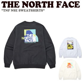 ノースフェイス トレーナー THE NORTH FACE メンズ レディース TNF NSE SWEATSHIRTS ティーエヌエフ エヌエスイー スウェットシャツ CHARCOAL チャコール IVORY アイボリー STONE_GRAY ストーン グレーNM5MP01A/B/C ウェア