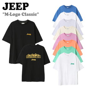 ジープ 半袖Tシャツ Jeep メンズ レディース M-Logo Classic M-ロゴクラシック 全9色 JN5TSU173BK/WH/MW/OW/IV/BL/PK/OR/MT ウェア