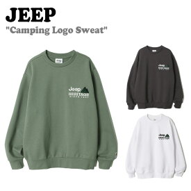 ジープ トレーナー Jeep メンズ レディース Camping Logo Sweat キャッピング ロゴ スウェット WHITE ホワイト DARK GRAY ダークグレー KHAKI カーキ JN5TSU857WH/DG/KH ウェア