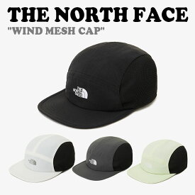 ノースフェイス キャップ THE NORTH FACE メンズ レディース WIND MESH CAP ウィンド メッシュ キャップ BLACK ブラック WHITE ホワイト CHARCOAL チャコール LIME ライム NE3CP02A/B/C/D ACC【中古】未使用品