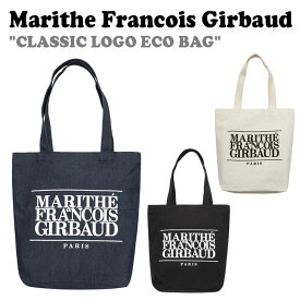 マリテフランソワジルボー トートバッグ Marithe Francois Girbaud メンズ レディース CLASSIC LOGO ECO BAG クラシック ロゴ エコバック NATURAL ナチュラル BLACK ブラック DARK BLUE ダークブルー 1MG23CBG101/102 バッグ