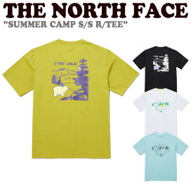 ノースフェイス Tシャツ THE NORTH FACE メンズ レディース SUMMER CAMP S/S R/TEE サマー キャンプ ショートスリーブ ラウンドTEE BLACK ブラック WHITE ホワイト MINT ミント OLIVE オリーブ NT7UP07A/B/C/D ウェア 【中古】未使用品