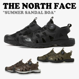 ノースフェイス サンダル THE NORTH FACE メンズ SUMMER SANDAL BOA サマーサンダル ボア BLACK ブラック DARK BROWN ダーク ブラウン LIGHT KHAKI ライト カーキ NS98P07A/B/C シューズ【中古】未使用品