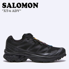 サロモン スニーカー SALOMON メンズ レディース XT-6 ADV BLACK ブラック PHANTOM パンタム L41086600 シューズ