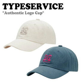 タイプサービス ボールキャップ Typeservice メンズ レディース Authentic Logo Cap オーセンティック ロゴ キャップ BEIGE ベージュ BLUE ブルー MHTA02 ACC