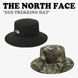 ノースフェイス バケットハット THE NORTH FACE メンズ レディース ECO TREKKING HAT エコ トレッキング ハット BLACK ブラック KHAKI カーキ NE3HP51A/B ACC【中古】未使用品