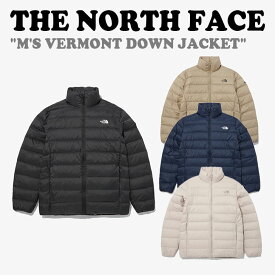 ノースフェイス ジャケット THE NORTH FACE メンズ M'S VERMONT DOWN JACKET バーモント ダウンジャケット BLACK ブラック MIDNIGHT NAVY ミッドナイトネイビー WHITE SAND ホワイト サンド GRAYISH BEIGE グレイッシュ ベージュ NJ1DN70A/B/C/D ウェア【中古】未使用品