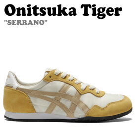 オニツカタイガー スニーカー Onitsuka Tiger メンズ レディース SERRANO セラーノ IVORY WOOD CREPE アイボリー ウッド クレープ 1183B400-753 シューズ