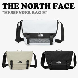 ノースフェイス クロスバッグ THE NORTH FACE メンズ レディース MESSENGER BAG M メッセンジャーバッグ ミディアム BLACK ブラック WHITE ホワイト LIGHT BEIGE ライトベージュ NN2PQ01J/K/L バッグ