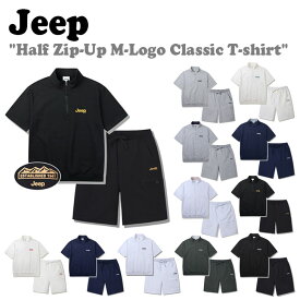ジープ セットアップ Jeep メンズ レディース Half Zip-Up M-Logo Classic T-shirt ハーフ ジップアップ Mロゴ クラシック Tシャツ 半袖セットアップ 全11色 JP5TSU170/970 ウェア