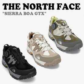 ノースフェイス スニーカー THE NORTH FACE メンズ レディース SIERRA BOA GTX シエラ ボア ゴアテックス BEIGE ベージュ BLACK ブラック SLATE スレート マウンテンシューズ 登山用 登山スニーカー 登山シューズ 登山靴 NS91Q05A/B/C シューズ 【中古】未使用品