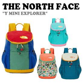 ノースフェイス バッグパック THE NORTH FACE 男の子 女の子 Y MINI EXPLORER ヤング ミニ エクスプローラー リュックサック RED レッド BLUE ブルー VERMILLION バーミリオン AQUA MARINE アクアマリン NM2SQ21R/S/T/U バッグ