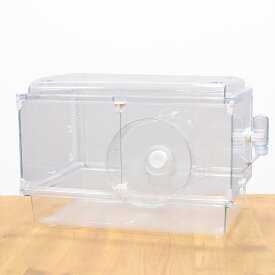 GEX　Harmony　小動物用飼育ケージ　グラスハーモニー　450N High給水器・回し車付き　小動物　ハムスター　オシャレ　かわいい　シンプル　クリア　透明　450　N　ハイタイプ　ケージ　ハーモニーボトル　ハーモニーホイール　ハーモニー　450Plus　ジェックス