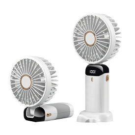 ハンディファン 携帯扇風機 クーラー 冷却プレート 5段階風量 冷却モード 小型扇風機 ハンディ扇風機 手持ち扇風機 ミニ扇風機 充電式コードレス 扇風機 usb 扇風機 卓上 携帯扇風機 ギフト 充電式 おしゃれ 軽量
