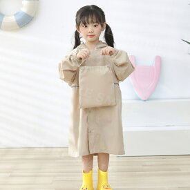 レインコート 防水 キッズ ランドセル対応 男の子 女の子 レインウェア カッパ 撥水 子供 キッズレインコート かわいい おしゃれ カッパ リフレクター ファスナー ランドセル キッズ雨具 レインぽんちょ キッズカッパ キッズかっぱ 雨具 幼稚園 小学生 中学生 収納バッグ付