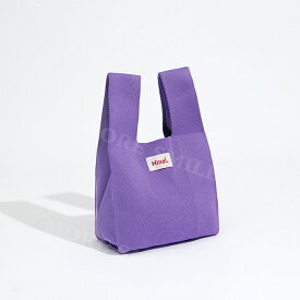 ★楽天1位★【2点セット】送料無料 全40柄から選べる ニットマルシェバッグ バッグ ニットバッグ マルシェバッグ ニット トートバッグ 縦型 クロシェ編み 無地 ドット 熊 ハート ストライプ ハンドバッグ マルシェ 韓国 ミニバッグ ミニバッグ おしゃれ