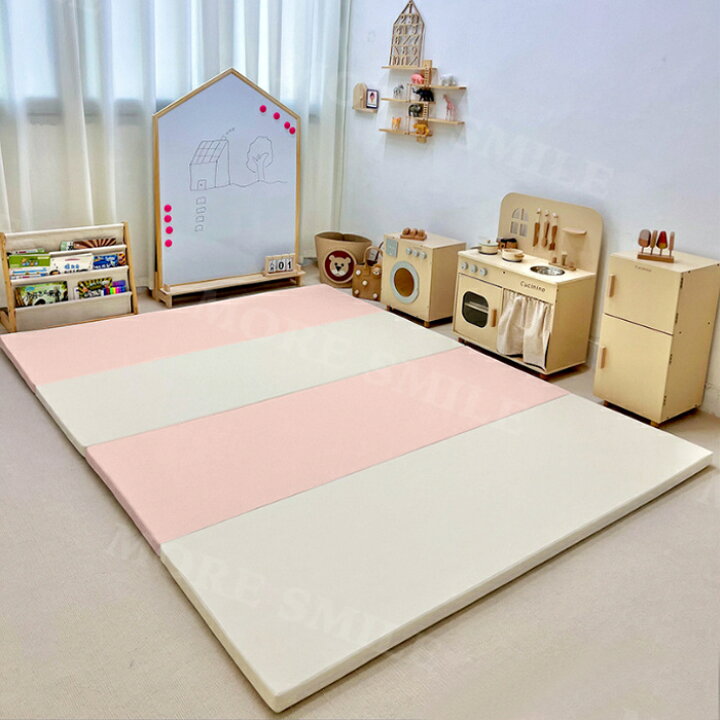 楽天市場】プレイマット 折りたたみ ベビー 床暖房対応 厚手 防水 