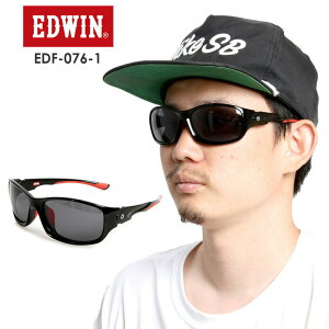 EDWIN GhEB ΌvTOX EDF-076-1 yBLACK/REDz SMOKE POLA Ό X|[c ^E[XyAXm[z