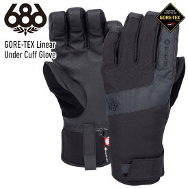 23-24 686 シックスエイトシックス GORE-TEX Linear Under Cuff Glove ゴアテックス グローブ スノーボード スキー 【モアスノー】