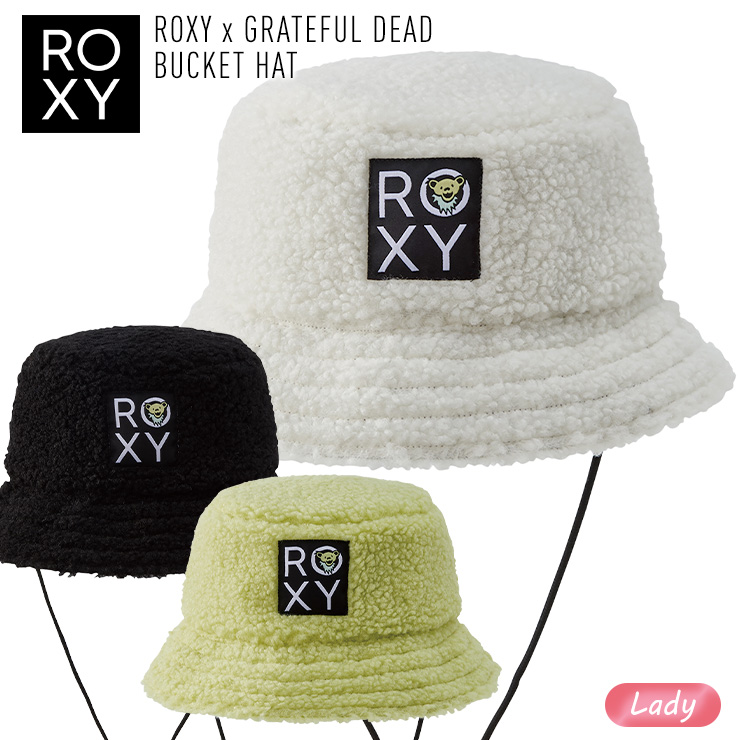正規品 22-23 ロキシー ROXY X GRATEFUL DEAD BUCKET HAT グレイトフル