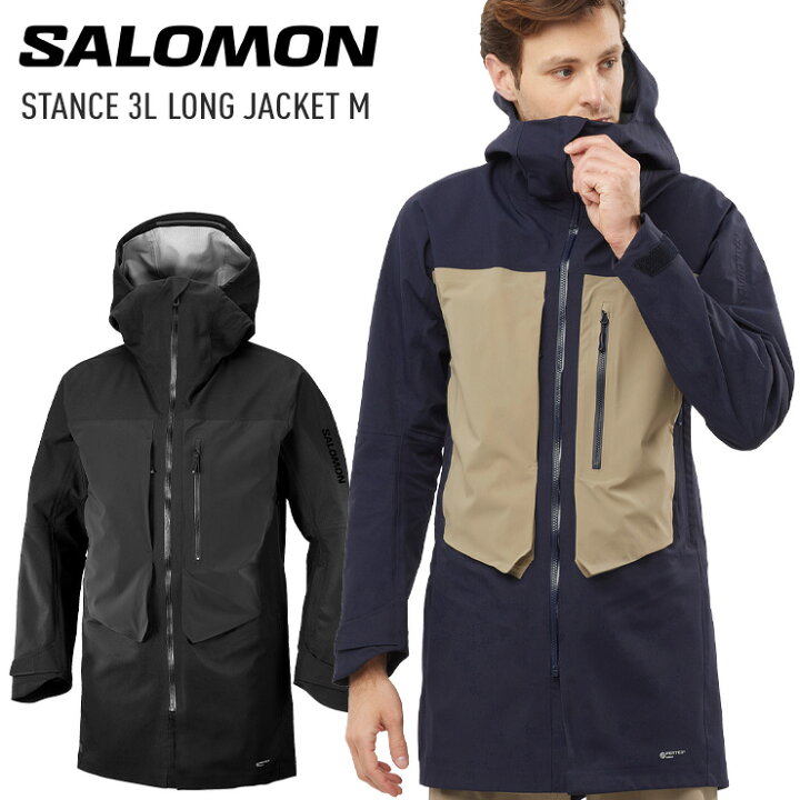 楽天市場】22-23 SALOMON サロモン STANCE 3L LONG JACKET M スノー  