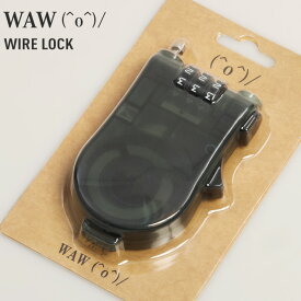 【25日まで使える最大2500円引きクーポン】スノーボード ワイヤーロック WAW ワウ WIRE LOCK ケーブルロック 巻き取り式 盗難防止 板 ワイヤー 鍵 スノボ 【モアスノー】