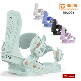 【20日まで使える最大2500円引きクーポン】UNION ユニオン TRILOGY トリロジー 23-24 2024 スノーボード ビンディング バインディング レディース ウーメンズ