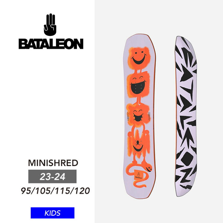 楽天市場】23-24 BATALEON バタレオン MINISHRED 板 子供 ジュニア  