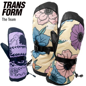 正規品 24-25 TRANSFORM トランスフォーム THE TEAM MITT ザ・チームミット スノーボード グローブ ミトン スキーグローブ 【モアスノー】