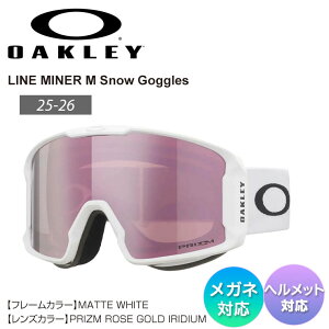 \ 25-26 2026 OAKLEY I[N[ LINE MINER M C}Ci[ PRIZM ROSE GOLD IRIDIUM Xm[{[h Xm[S[O
