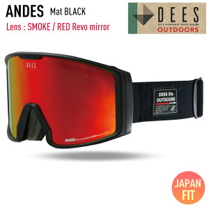Xm[{[h S[O DEES fB[Y ANDES AfX Mat BLACK YFSMOKE/RED Revo mirror XL[  Xm{[ DYG-2372