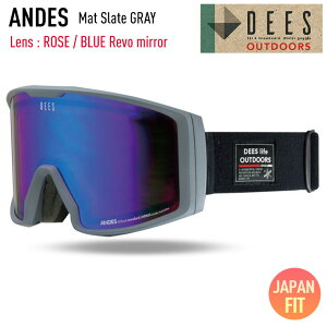 Xm[{[h S[O DEES fB[Y ANDES AfX Mat Slate GRAY YFROSE/BLUE Revo mirror XL[  Xm{[ DYG-2372