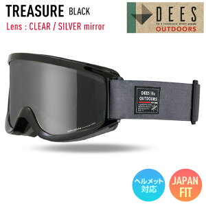 Xm[{[h S[O DEES fB[Y TREASURE.os gW[ DNG-2460-1 BLACK YFCLEAR / SILVER mirror XL[ Xm{[