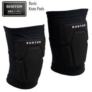 正規品 2026 BURTON バートン Basic Knee Pads ベーシックニーパッド プロテクター 膝ガード ヒザパッド ニーガード ユニセックス 【JSBCスノータウン】