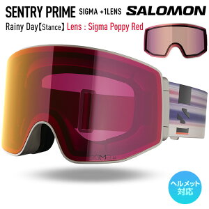 2026 SALOMON T SENTRY PRIME SIGMA Zg[vCVO} J[ : Rainy DayyStancez Y : Sigma Poppy Red XL[ Xm[{[h S[O