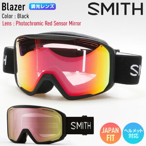 2026 SMITH X~X Xm[{[h S[O Blazer uCU[ J[: Black Y Photochromic Red Sensor Mirror XL[