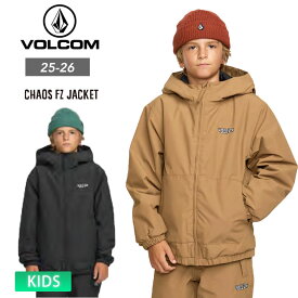 25-26 2026 VOLCOM ボルコム CHAOS FZ JACKET キッズ ジュニア ジャケット リラックスフィット スノーボード