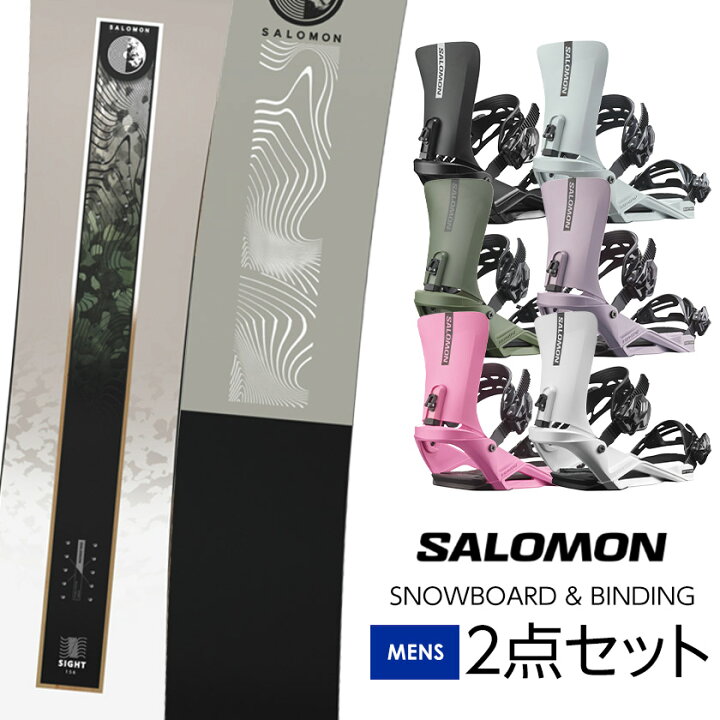 楽天市場】取付無料 SALOMON サロモン SIGHT サイト スノーボード 