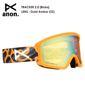 �����\�� 26-27 2027 anon �A�m�� Tracker 2.0 Goggles + MFI Face Mask [Blobs] Gold Amber �g���b�J�[ �S�[�O��