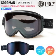【早期予約】2027 DICE ダイス GOODMAN グッドマン スノーボード ゴーグル GM54275 BKO 調光×ULTRAライ…
