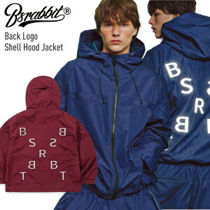 2027 BSRABBIT �r�[�G�X���r�b�g Back Logo Shell Hood Jacket �o�b�N���S�V�F�� �t�[�h �W���P�b�g �X�m�[�{�[�h �E�F�A �X�L�[ �y���A�X�m�[�z