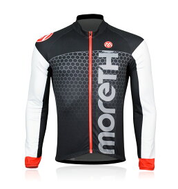 Morethan 春秋用 サイクルジャージ ー 裏起毛 フリース 防寒 メンズ MT-FVP-001