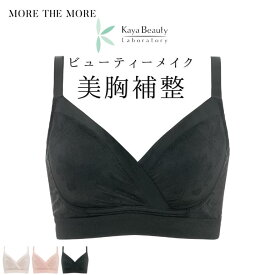 【29%OFF】カヤ ブラデリス ブラジャー ナイトブラ 育乳 ノンワイヤー ブラ 補正 大きいサイズ 脇高 脇肉 バストケア ハミ肉 小胸 夜 昼夜兼用 スタイルアップモア KAYA カヤビューティラボ はくだけ簡単スタイル美メイクブラ 送料無料