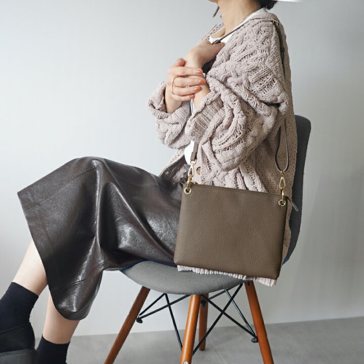 楽天市場】＼本革 3way／【楽天1位】LASIEM サコッシュ レディース 本 