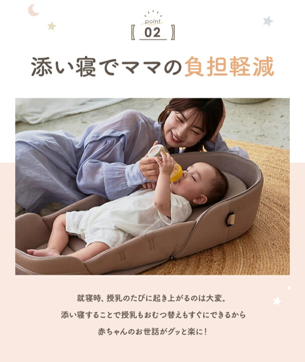 楽天市場】【助産師監修】ベッドインベッド ベビーベッド ベビー布団 